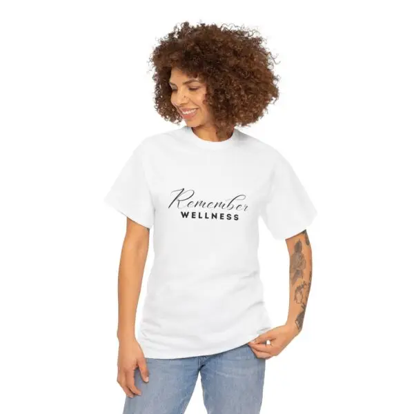 Remember Wellness Unisex Heavy Cotton Tee - Image 11