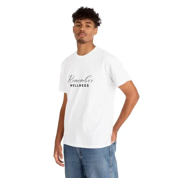 Remember Wellness Unisex Heavy Cotton Tee - Image 14