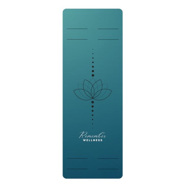 Rubber Wellness Lotus Yoga Mat