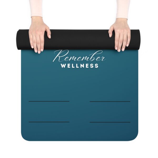 Rubber Wellness Lotus Yoga Mat - Image 3